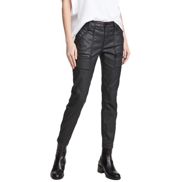 Joie Pants - Joie Park Coated Skinny Utility Cargo Pants
